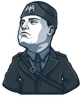 Sticker 😕 Fascismo, Dvce e patria italo-latina