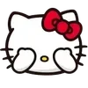Sticker 🍎 hey!! hellꭷ kitty 🍎 @kiokome