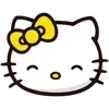Sticker 🍎 hey!! hellꭷ kitty 🍎 @kiokome
