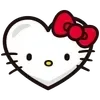 Sticker 🍎 hey!! hellꭷ kitty 🍎 @kiokome
