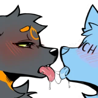 Telegram sticker 👅 Kyanto