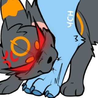 Telegram sticker 🦵 Kyanto