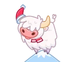 Video sticker 👋 Santa Moo