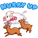 Video sticker 🏃‍♂️ Santa Moo