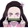 Sticker 🖕 Demon Slayer (@ShoutoEmoji)
