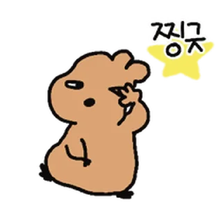 Video sticker ⭐ 째깐한 쿼카 @moe_sticker_bot