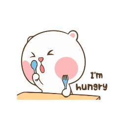 Телеграм стикер 😤 TuaGom Puffy Bear- @MochaStickers
