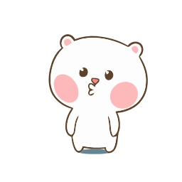 Телеграм стикер 😊 TuaGom Puffy Bear- @MochaStickers