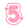Sticker 🙂 @LetrasPremiumbr pink ♡