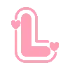 Sticker 🙂 @LetrasPremiumbr pink ♡
