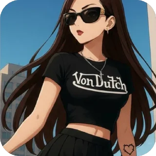 Sticker 🫥 Hannah Maxine 💓 :: @fStikBot