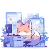 Video sticker 🏢 Лисички.｡...