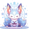 Sticker 🤖 Лисички.｡.:*♡  @cute_enot_art
