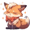 Sticker 😪 Лисички.｡.:*♡  @cute_enot_art