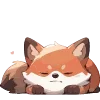 Sticker 💤 Лисички.｡.:*♡  @cute_enot_art