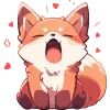 Video sticker 😋 Лисички.｡...