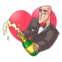 Video sticker 🍾 Go Baldly