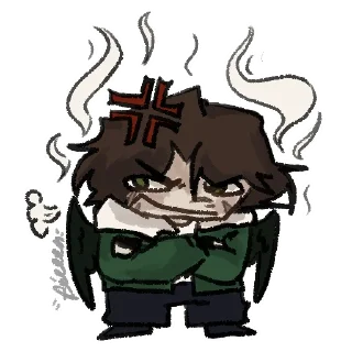 Telegram sticker 😡 Крут чел, стики элиты ( @KrytoiKrevetka )