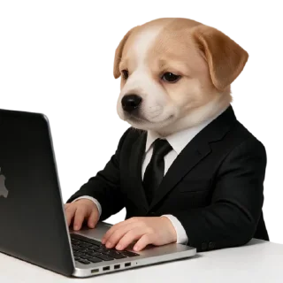 Telegram sticker 😎 doggies by @normtips