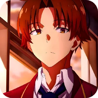 Sticker 🧐 Класс превосходства 1 @anime_sticks