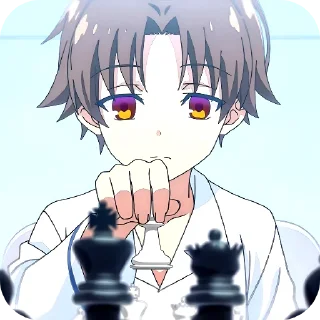 Telegram sticker 🫥 Класс превосходства 1 @anime_sticks