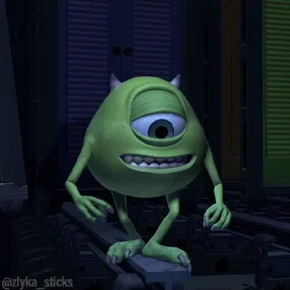 Video sticker 🤯 Корпорация монстров • @TgStickery