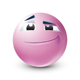 Telegram sticker 😏 pink emoji  @rekerrr21
