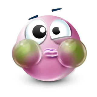 Telegram sticker 🤢 pink emoji  @rekerrr21
