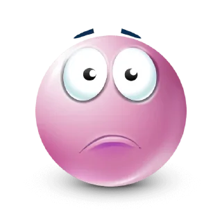 Video sticker 🙁 pink emoji  @rekerrr21