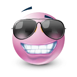 Video sticker 😎 pink emoji  @rekerrr21