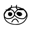 Video sticker ☹️ chelik ➜ @emoji1
