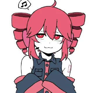 Telegram sticker 😊 Тето и Мику | @stik3r_baza