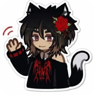 Telegram sticker 👍 Саня/Сая🌹🎴