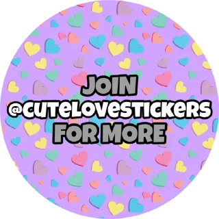 Telegram sticker ❤️ Cuddles💜