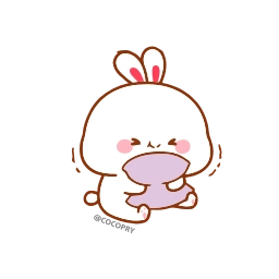 Sticker 😂 Lovely Tuji- @MochaStickers