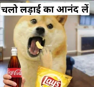 Telegram sticker 😆 doge to the moon 🌒 🫡
