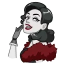 Sticker 😂 Lady Noir