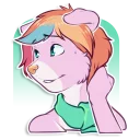 Telegram sticker 😏 Nakota Valentine