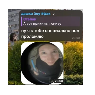 Telegram sticker 🫥 психушка «взросление» нск