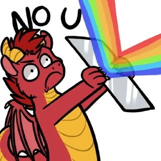 Telegram sticker 🌈 Draegonis)