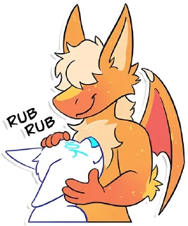 Telegram sticker 🐾 Spaxe Austral