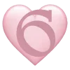 Sticker 6️⃣ Pink by @Ani_emoji