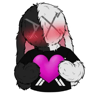 Video sticker 💜 Зайка Asper X