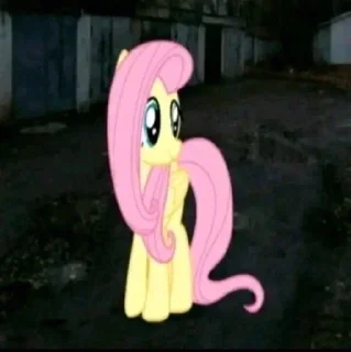 Telegram sticker 😊 Fluttershy \ @emojis4
