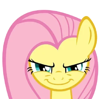 Video sticker 😊 Fluttershy \ @emojis4