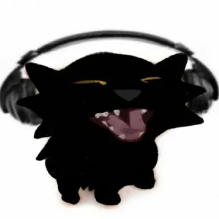 Video sticker 🎧 Жучка