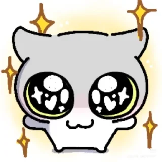 Sticker 🐱 over