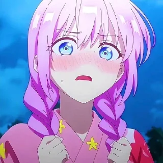 Telegram sticker 😧 Шикимори и идзуми @anime_sticks