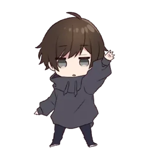 Telegram sticker 👋 Menhera-kun