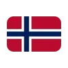 Sticker 🇳🇴 second country flags by @raiz
